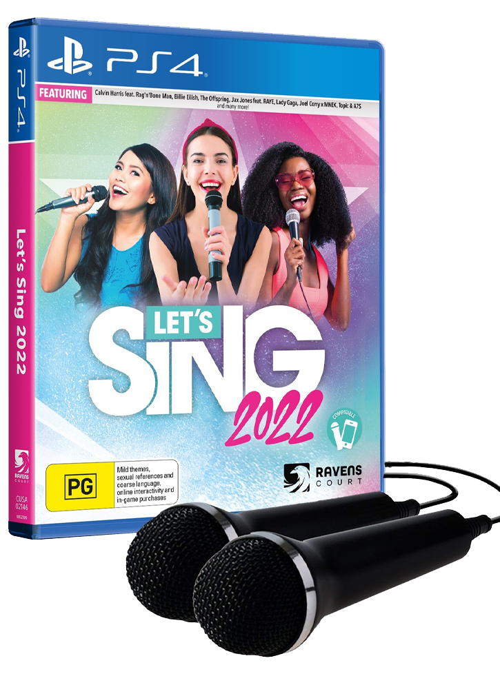 Let's Sing 2022 Double Mic Bundle - PS4