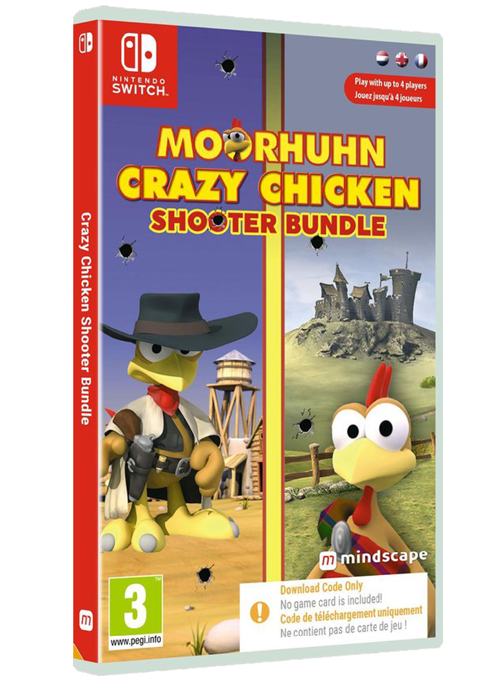 Crazy Chicken: Shooter Bundle Code In A Box - NSW