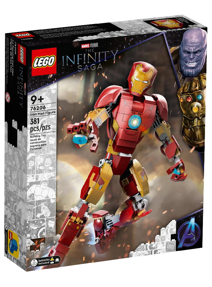 LEGO Marvel: Iron Man Figure (76206)