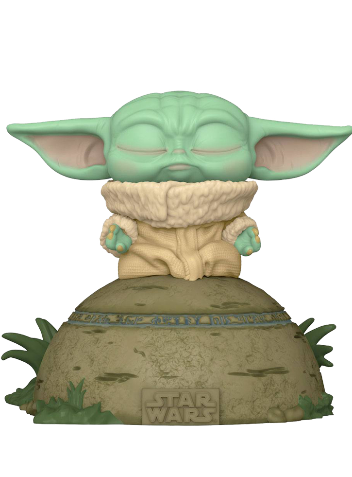 Figurina Funko Pop! Deluxe: Mandalorian - Grocu Using The Force
