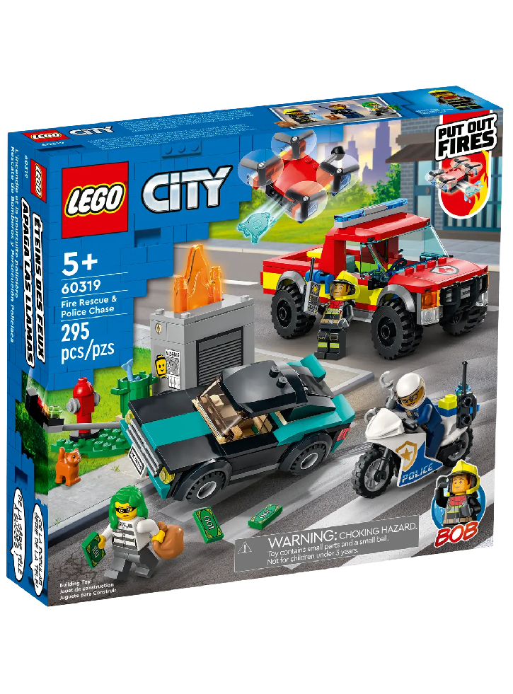LEGO City: Fire Rescue Police Chase (60319)