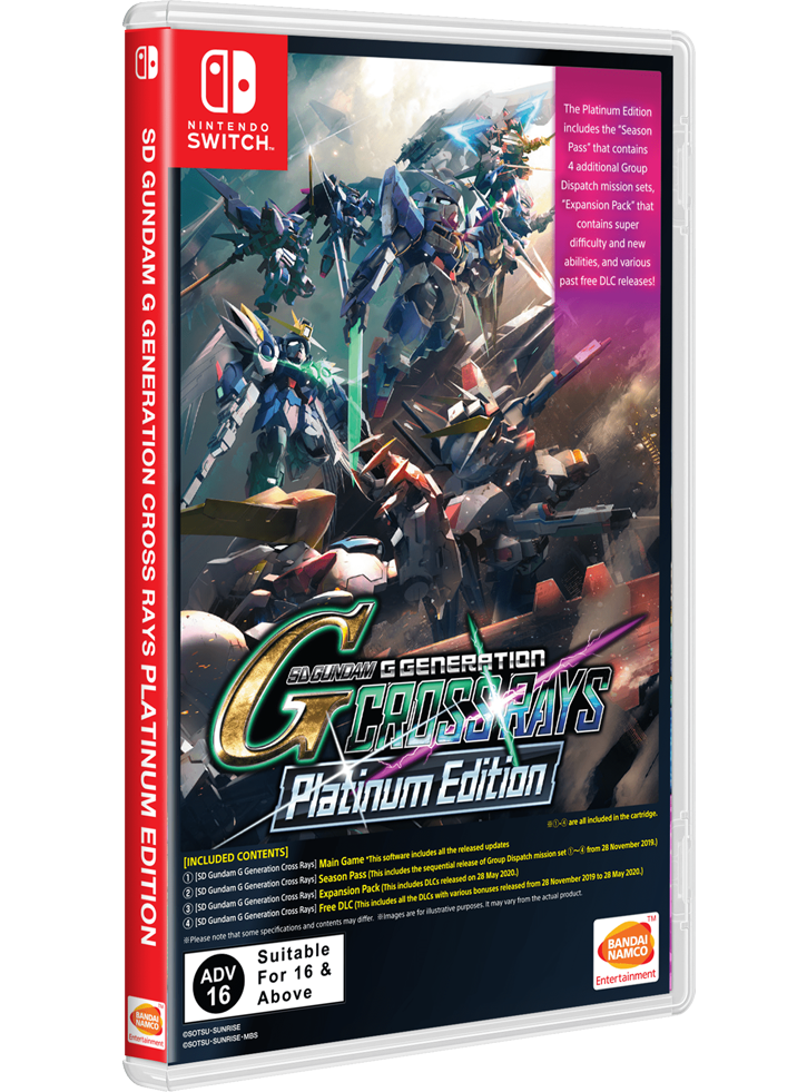 SD Gundam G CROSS RAYS Platinum Edition - NSW