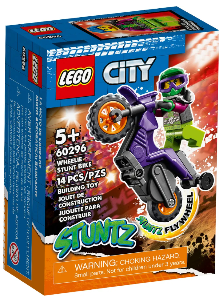 LEGO City Stuntz: Wheelie Stunt Bike (60296)