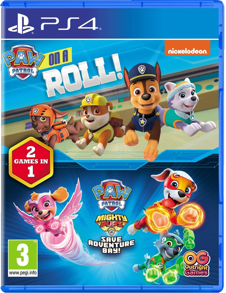 Paw Patrol: On a Roll & Paw Patrol Mighty Pups: Save Adventure Bay - PS4