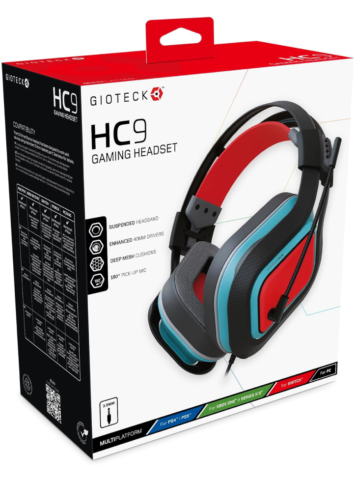 Casti cu fir Gioteck HC-9 - Nintendo Switch
