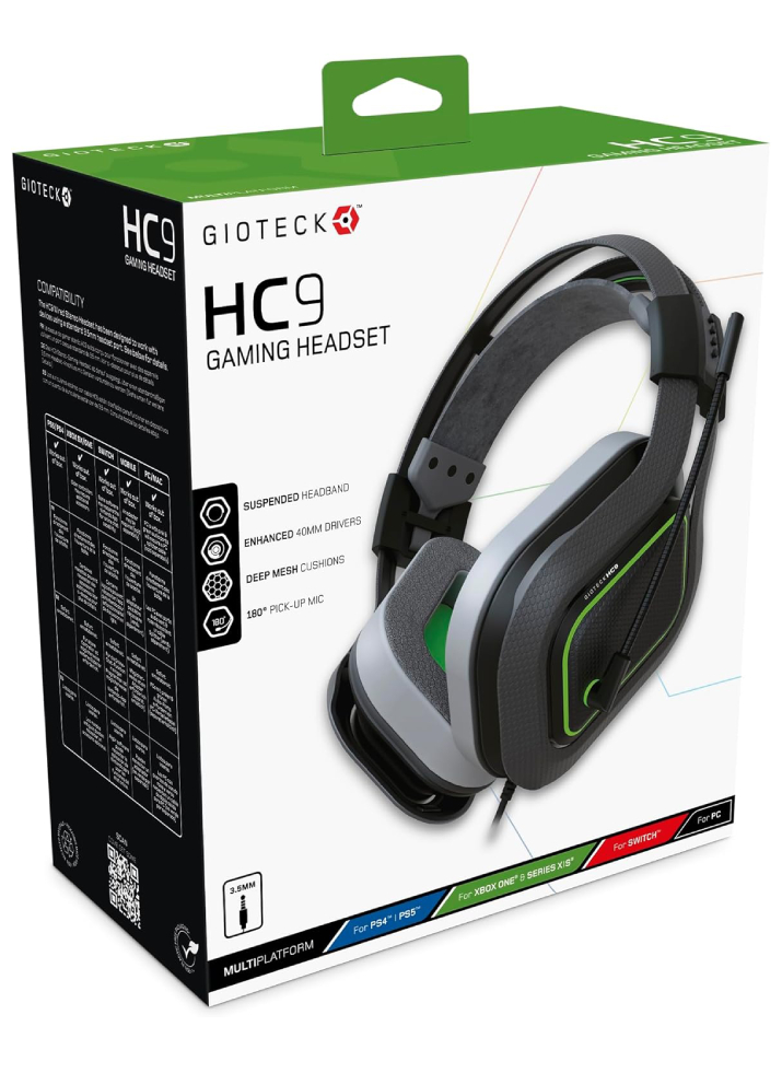 Casti cu fir Gioteck HC-9 Pentru Xbox One