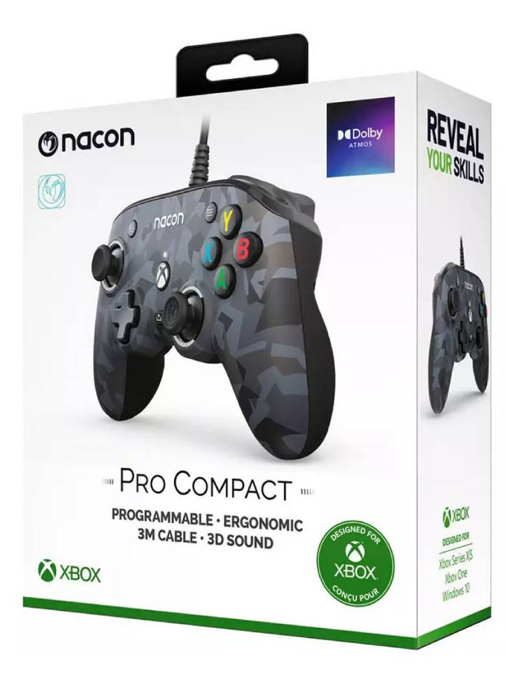 Nacon Pro Compact Controller Gri Camuflaj - Xbox Series X