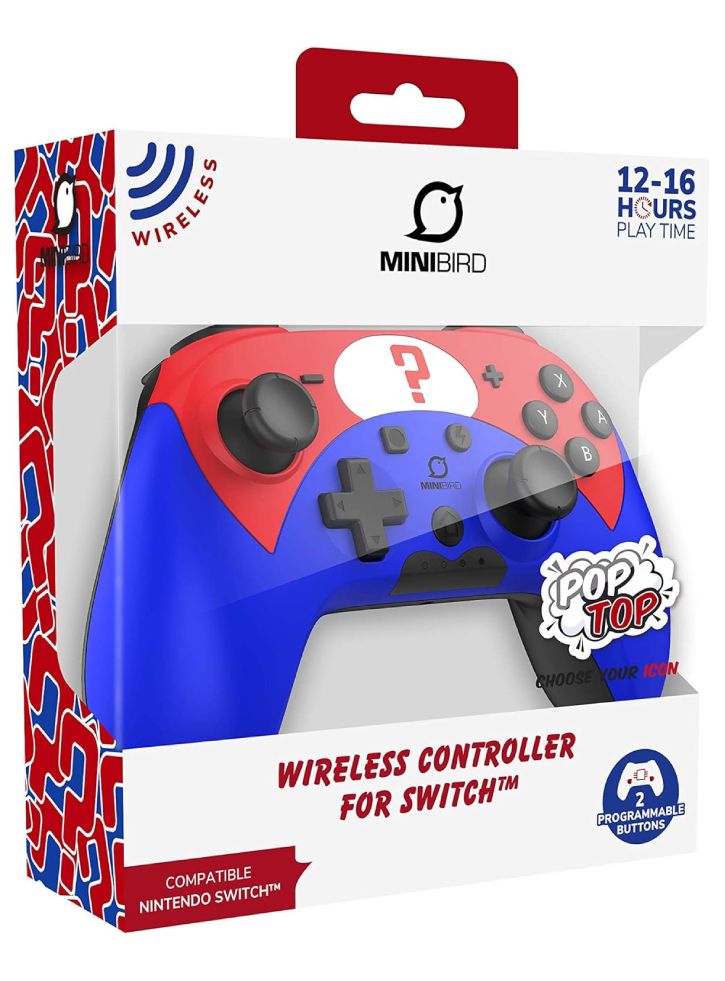 Controller Minibird Wireless POP TOP The Question pentru Nintendo Switch