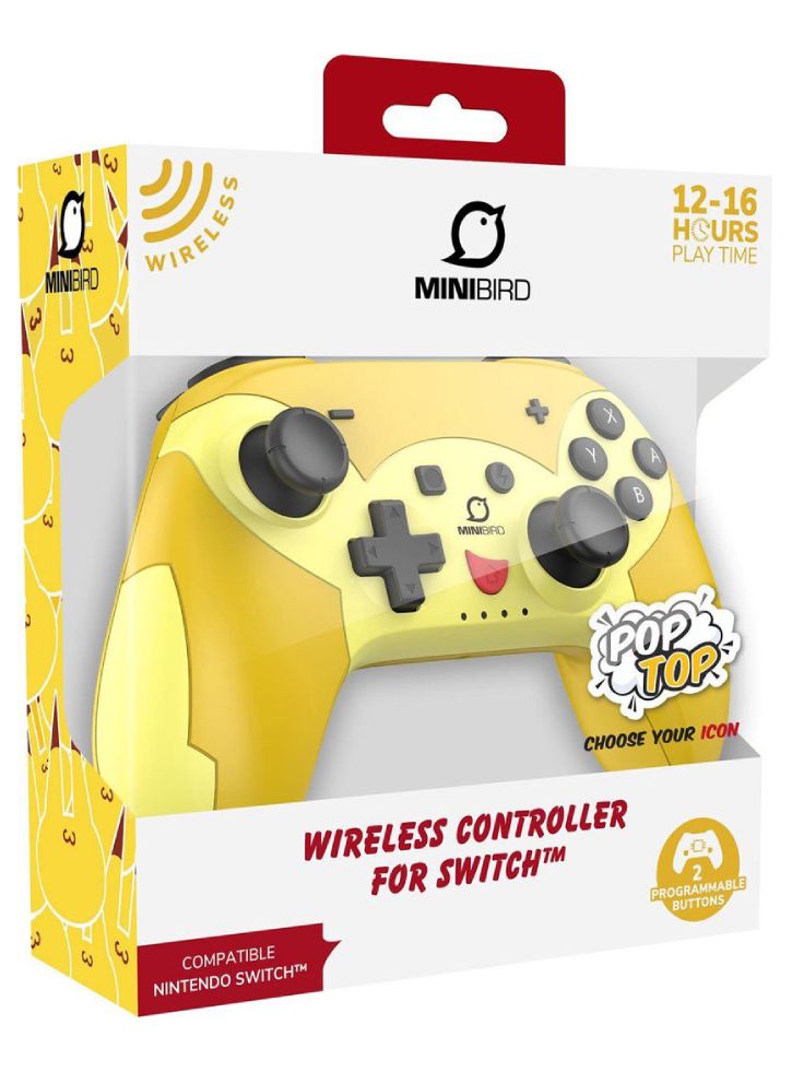 Controller Minibird Wireless POP TOP Pika pentru Nintendo Switch