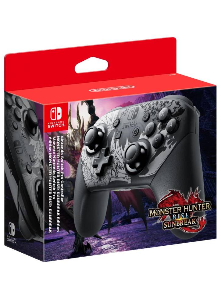 Controller Nintendo Switch Pro Monster Hunter Rise Sunbreak Edition