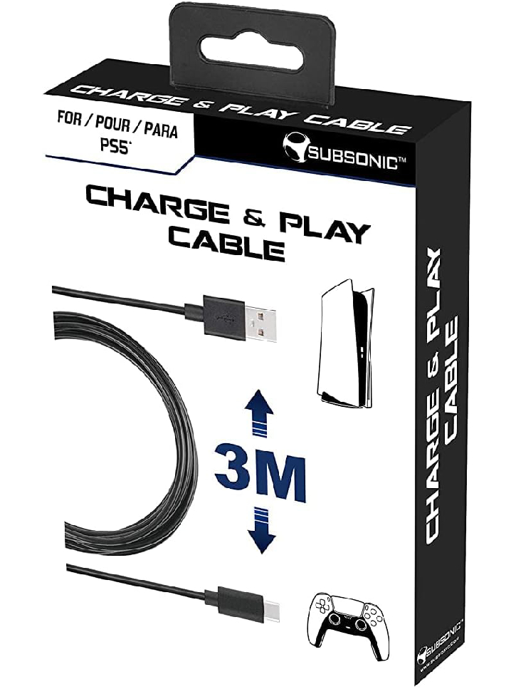 Cablu Subsonic Incarca si joaca (3M) - PS5