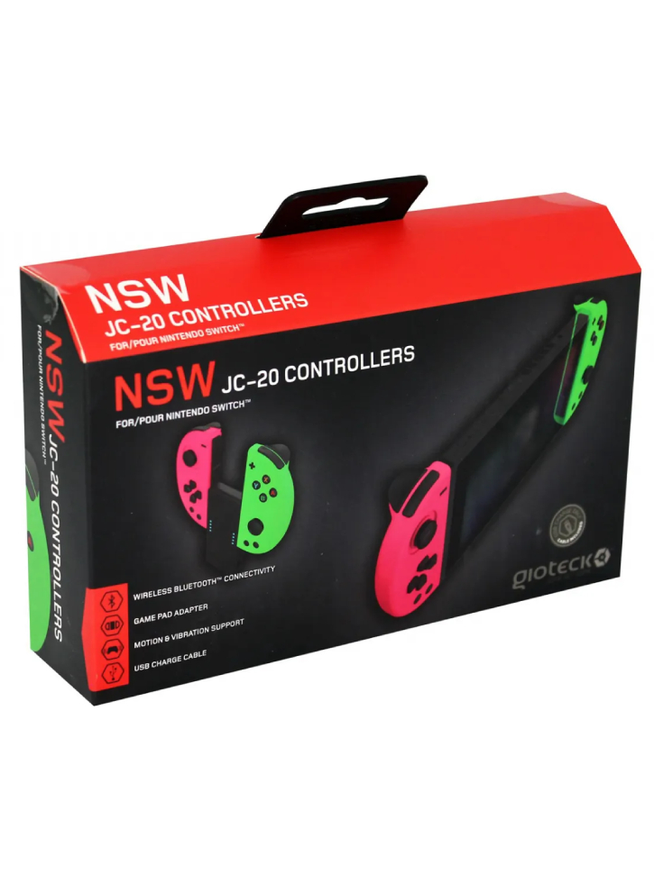Controllere Gioteck JC-20 Roz/Verde - NSW
