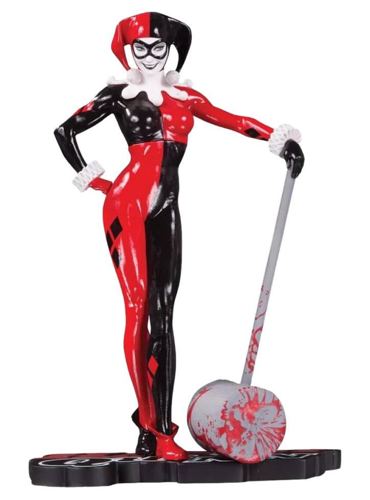 Diamond DC Comics Collectibles - Harley Quinn Red, White And Black