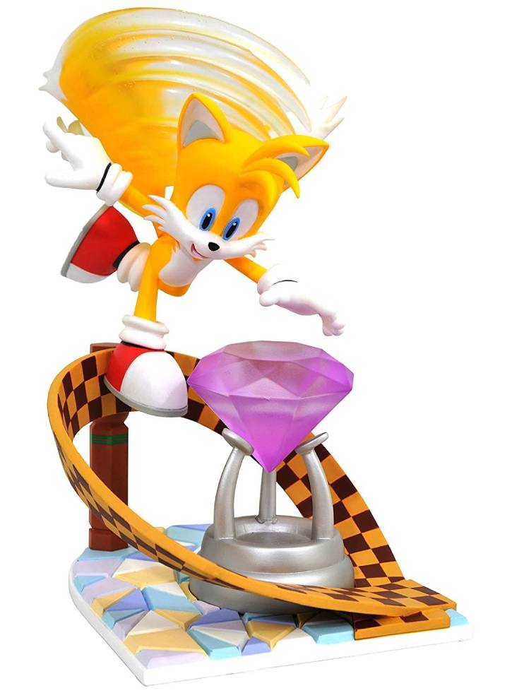 Diamond Sonic Gallery - Tails PVC Statue (23cm)
