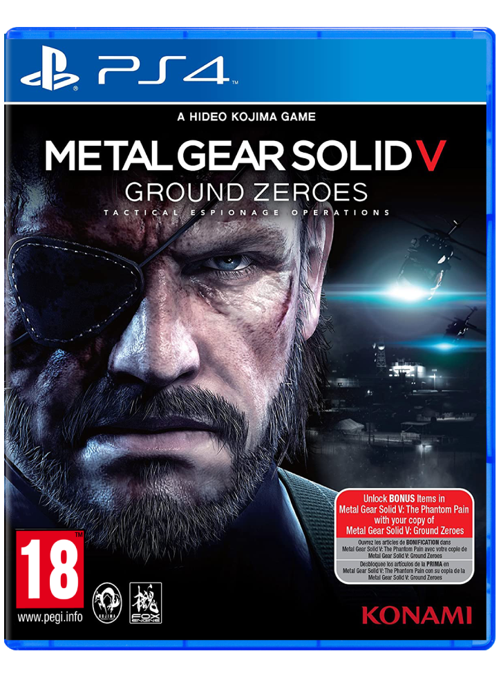 Metal Gear Solid: Ground Zeroes - PS4