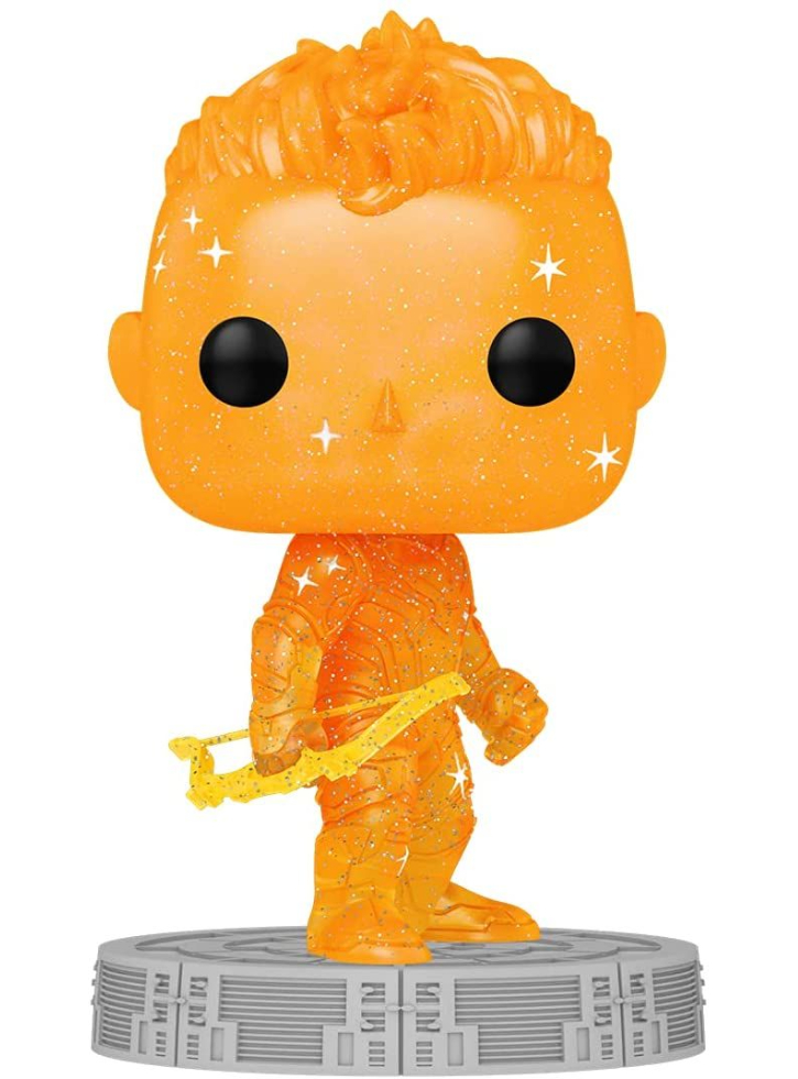 Funko Pop! Art Series: The Infinity Saga - Hawkeye (Orange) (with Plastic Case)