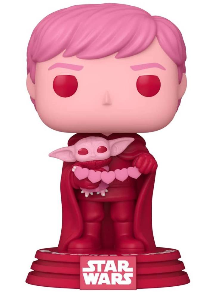 Funko Pop! Star Wars: Valentines S2 - Luke Skywalker with Grogu