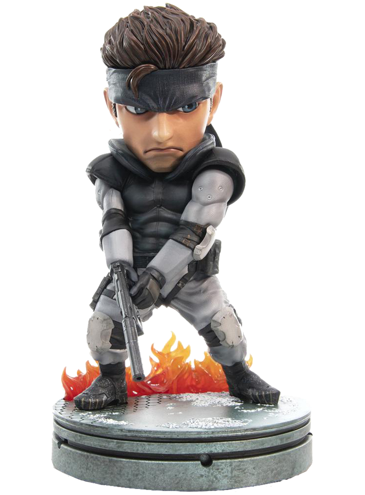 F4F Metal Gear Solid - Solid Snake SD PVC Painted Statue