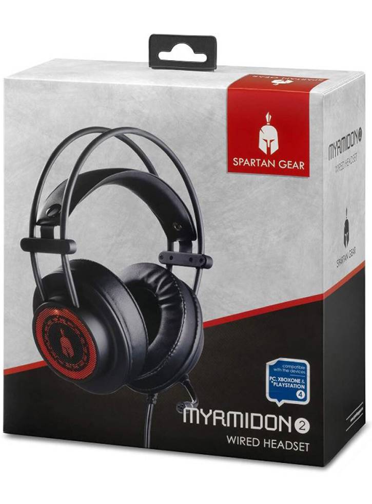 Casti Cu Fir Spartan Gear Myrmidon II Pentru PC/PS4/Xbox One