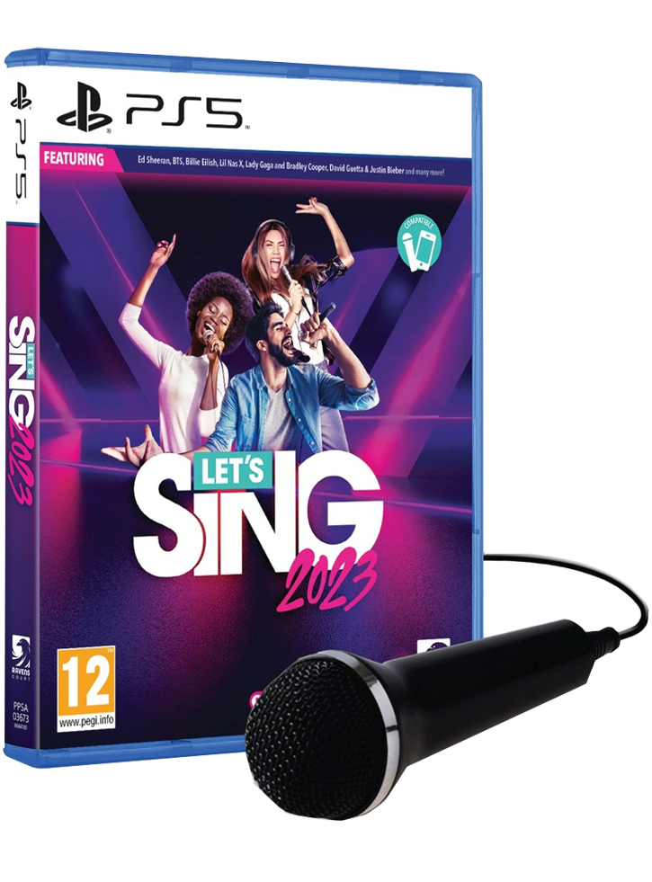 Let's Sing 2023 Single Mic Bundle - PS5