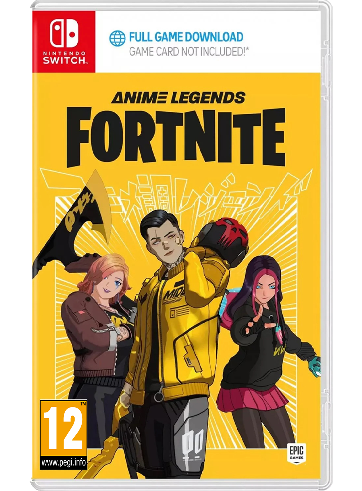 Fortnite Anime Legends Pack (Code in a box) - NSW