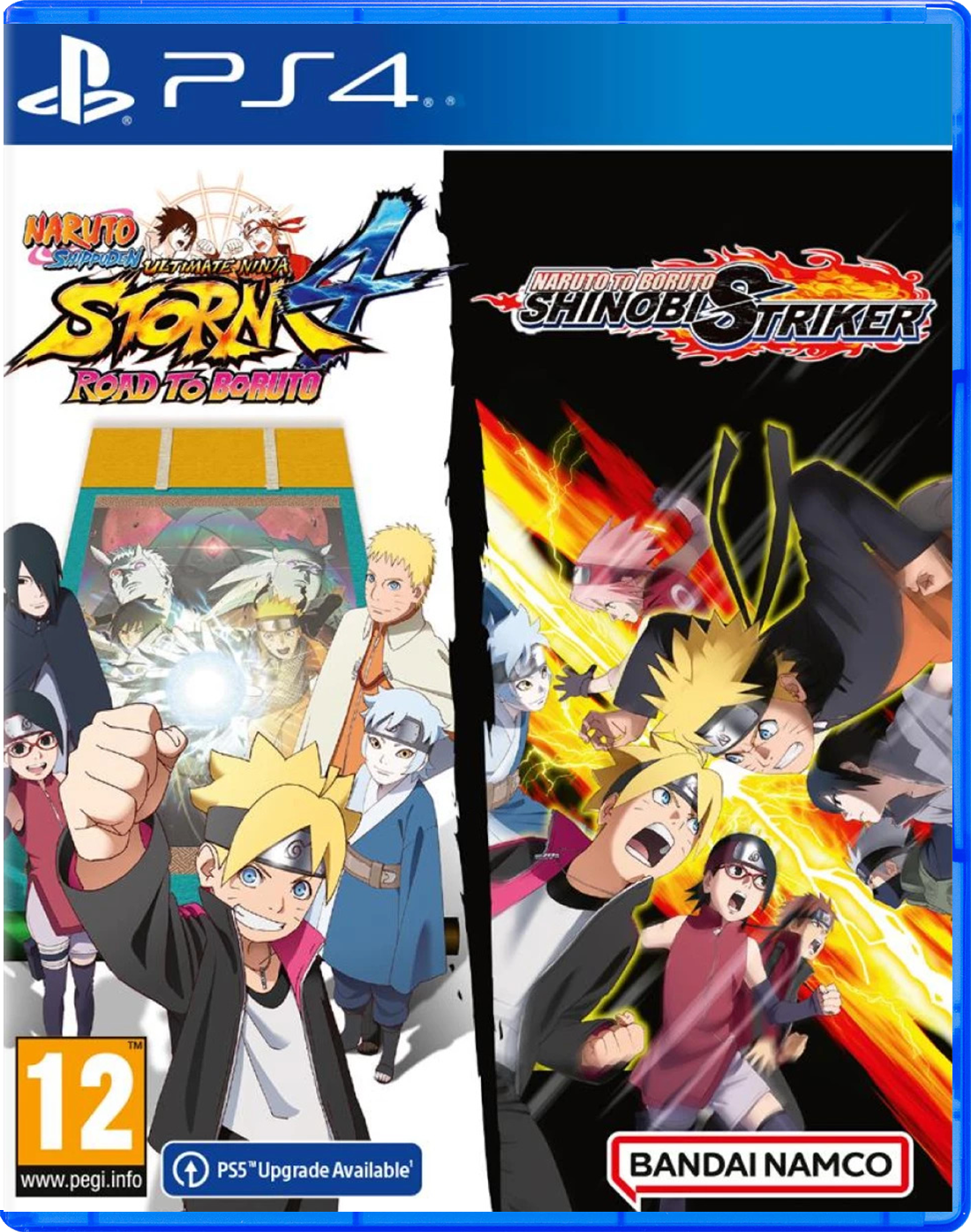 Naruto Shippuden Ultimate Ninja Storm 4, Road to Boruto + Naruto to Boruto Shinobi Striker - PS4