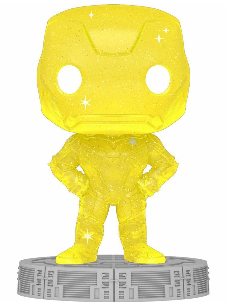 Funko Pop! Art Series The Infinity Saga - Iron Man (Yellow) (with Plastic Case)