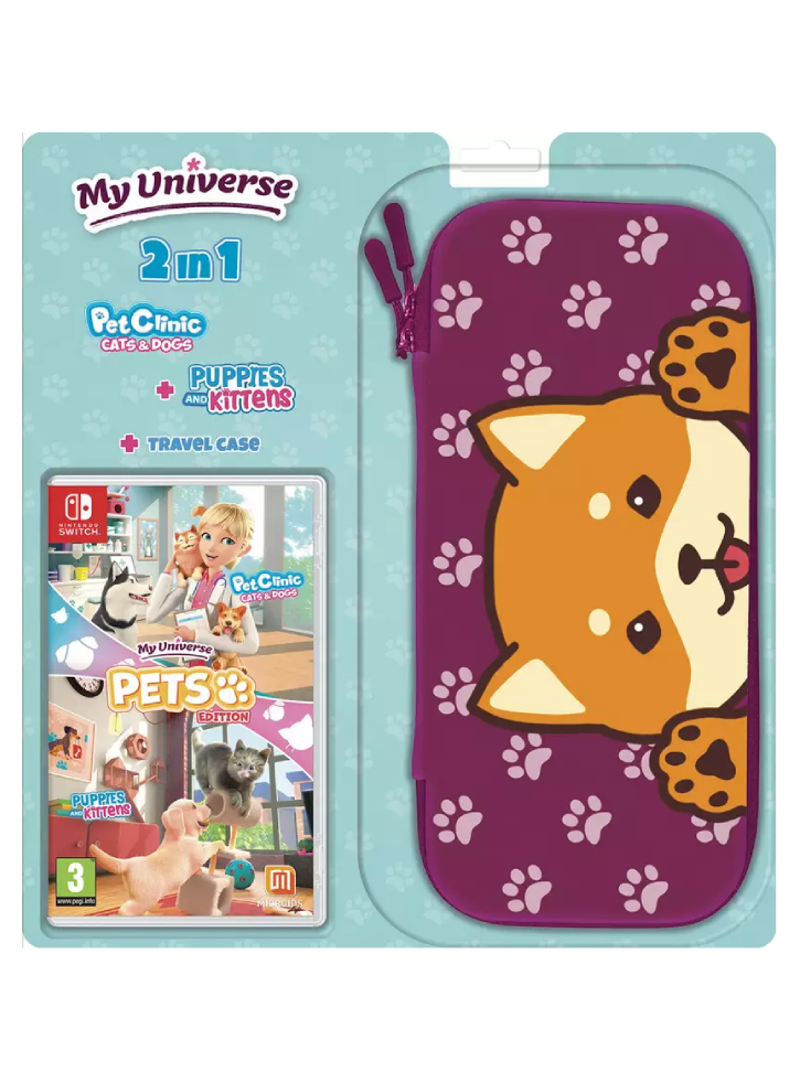 My Universe Pets Edition Puppies Kittens + Pet Clinic Cats Dogs + Husa Pentru Nintendo Switch