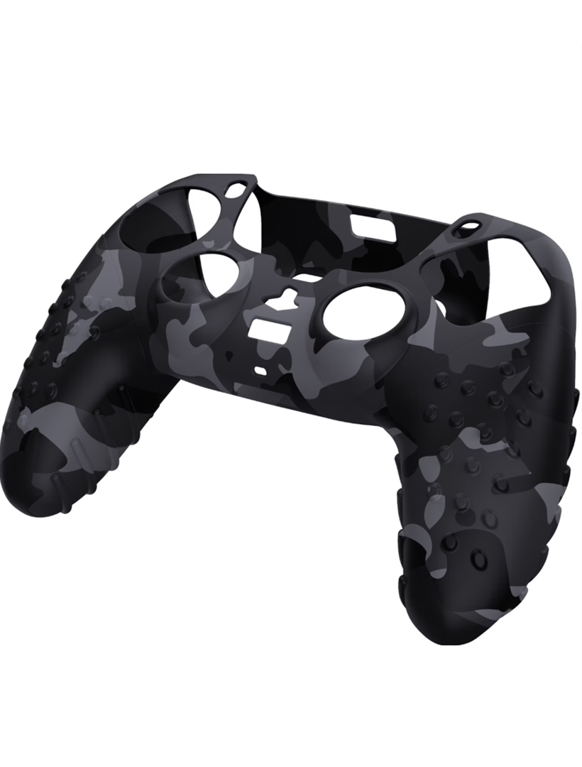 Protectie din silicon Piranha Gri Camo - PS5