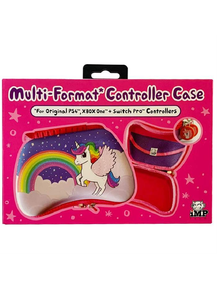 Husa Controller Unicorn Pro Roz/Mov -PS4/Xone/Switch