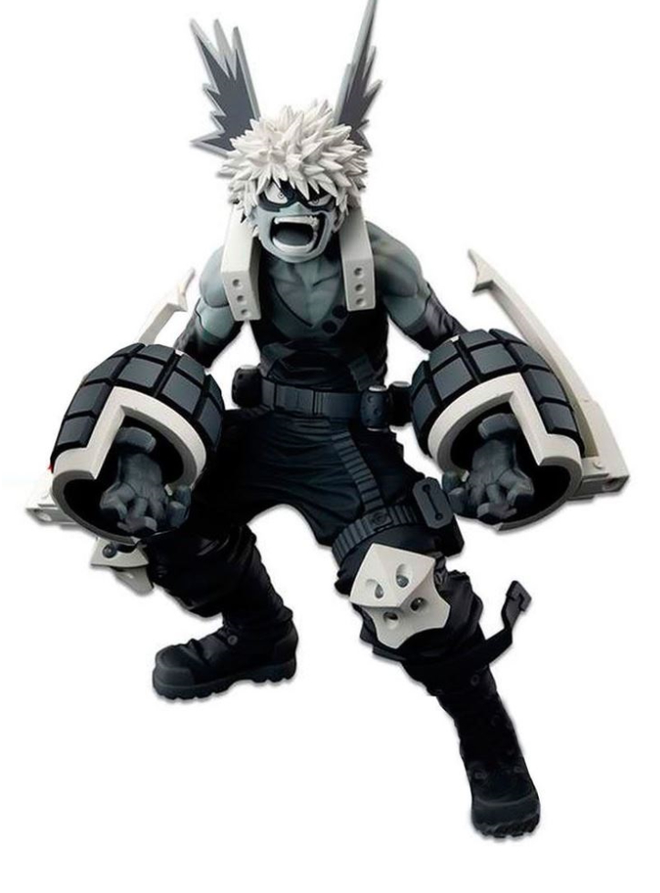 Figurina Banpresto My Hero Academia The Katsuki Bakugo Alb/Negru 24cm