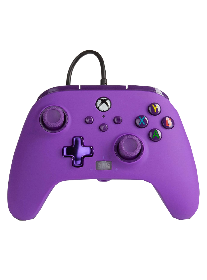 Controller cu fir PowerA Enhanced Royal Purple - Xbox One/Xbox Series X