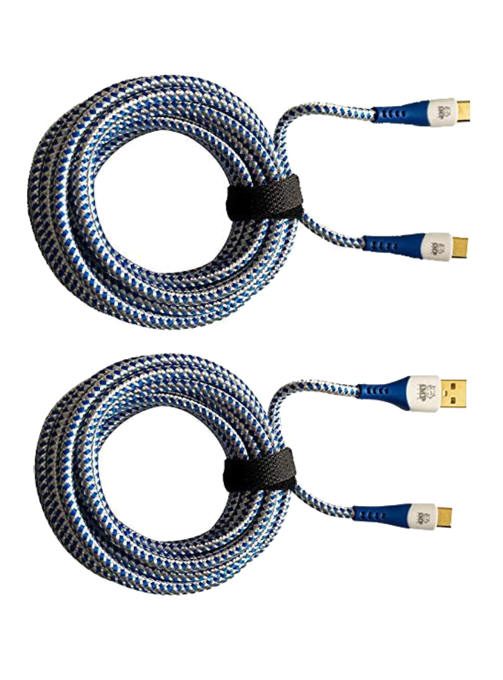 iMP Pachet dublu de cabluri încărcare rapidă 4m Play and Charge A la C, C la C - PS5