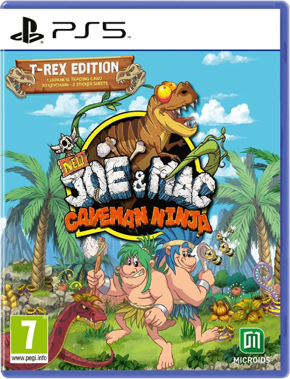 New Joe Mac Caveman Ninja T-Rex Edition - PS5