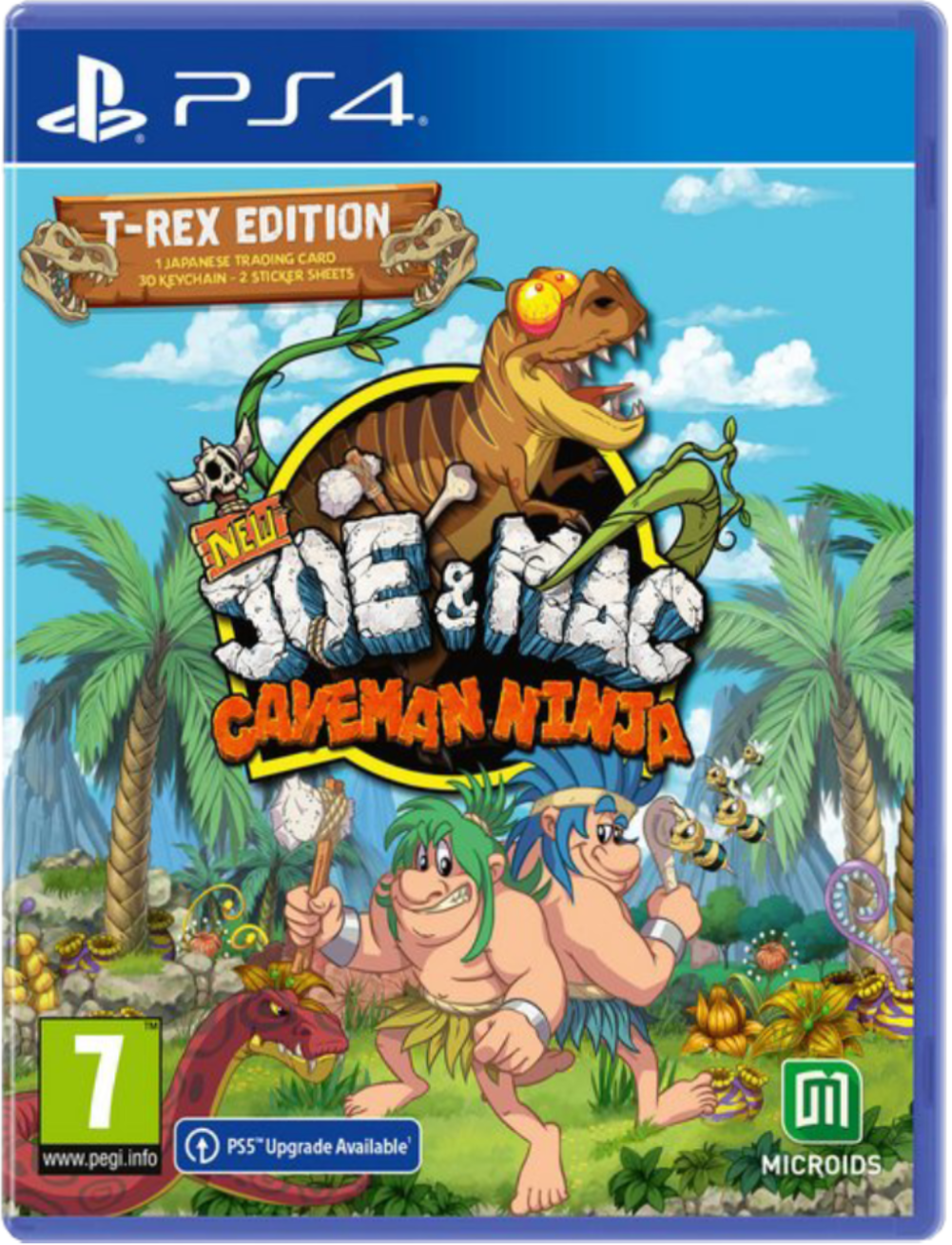 New Joe Mac Caveman Ninja T-Rex Edition - PS4