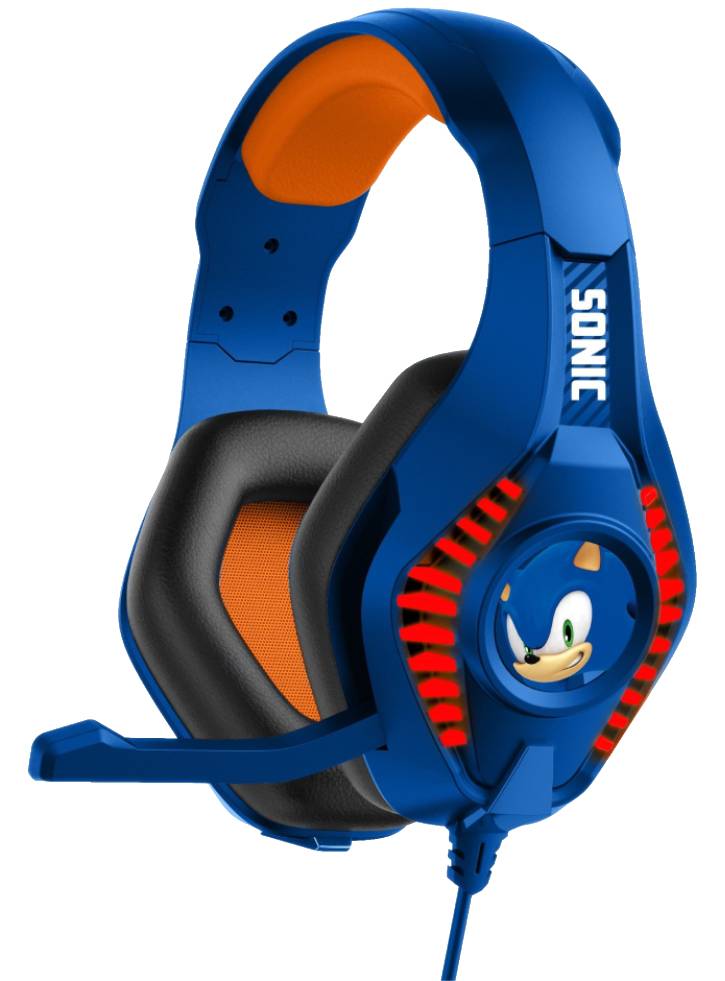 Casti Gaming cu fir OTL Pro G5 Sonic The Hedgehog Albastru/Portocaliu