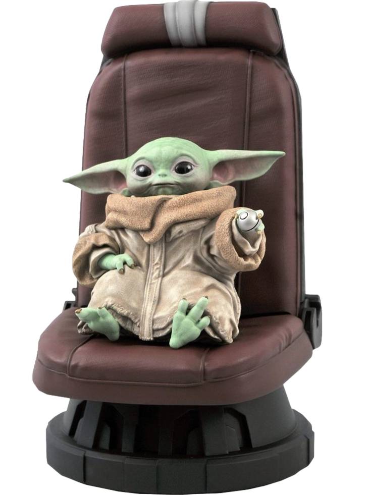 Figurina Diamond Star Wars The Mandalorian Child in Chair 30cm
