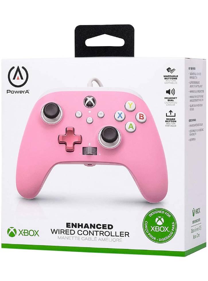 Controller cu fir PowerA Enhanced Roz - Xbox One
