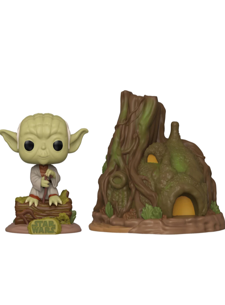Funko Pop! Town Star Wars The Empire Strikes Back 40Th Dagobah Yoda With Hut 9 cm