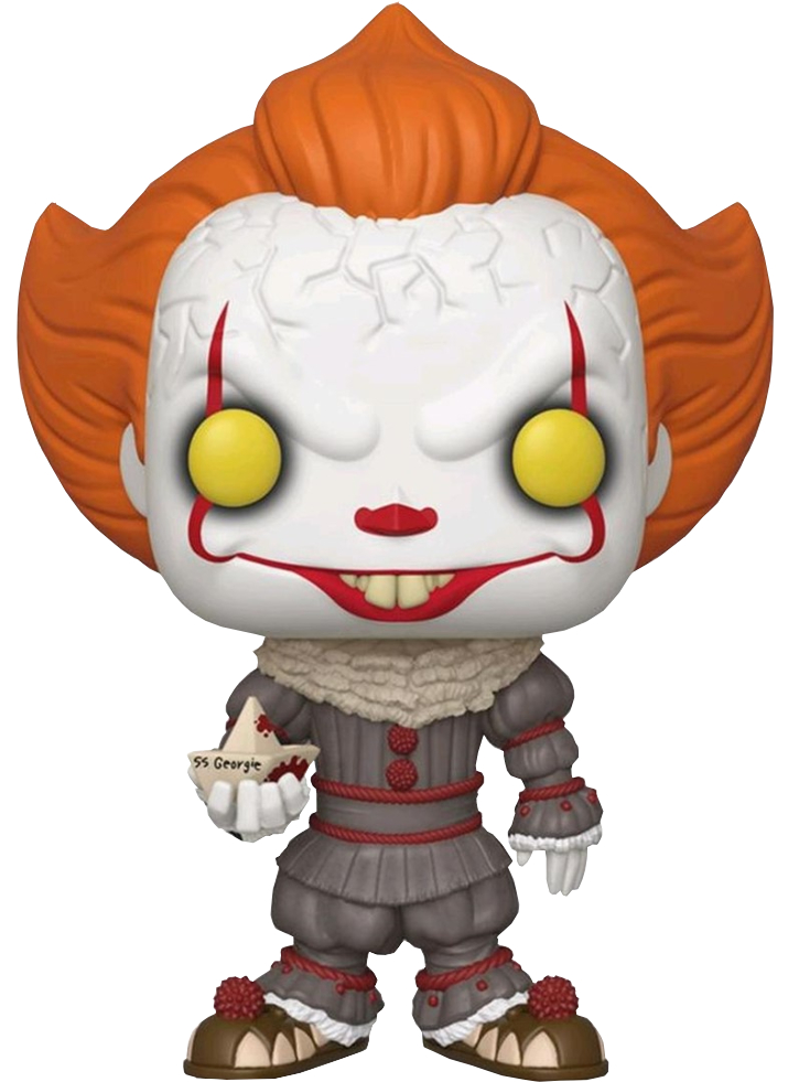 Funko Pop! Jumbo Movies IT Chapter Two Pennywise with Boat 25 cm