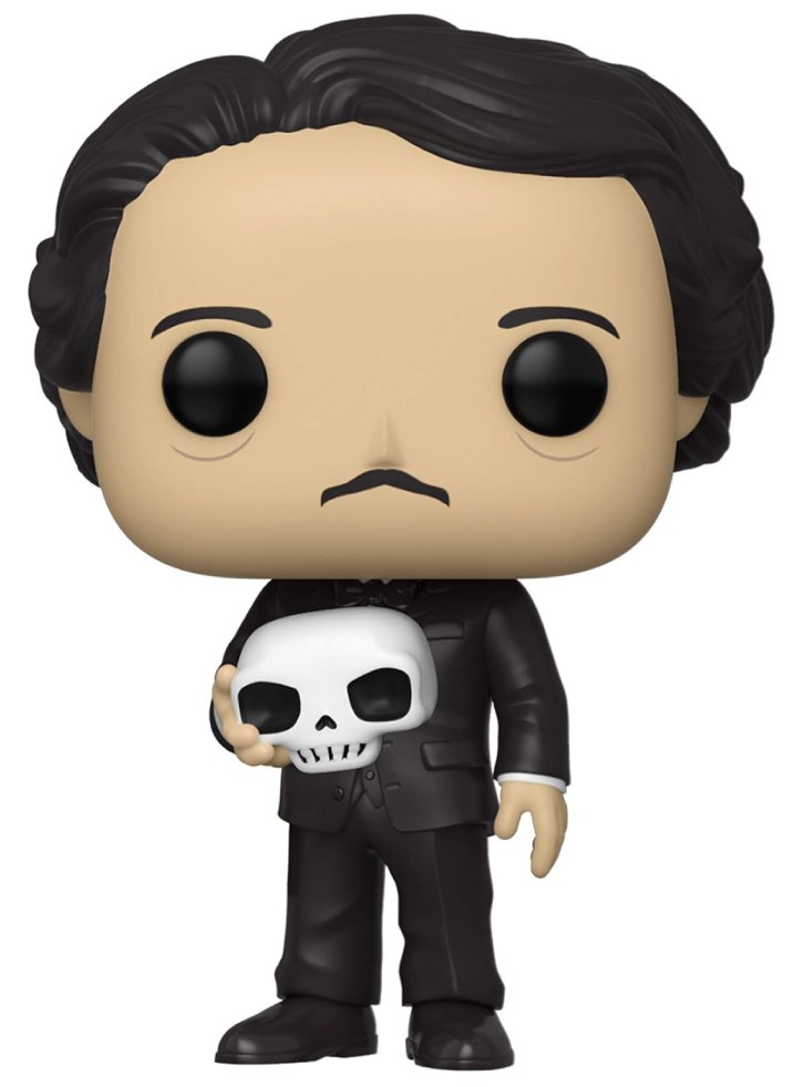 Funko Pop! Icons Edgar Allen Poe W/ Skull 9 cm