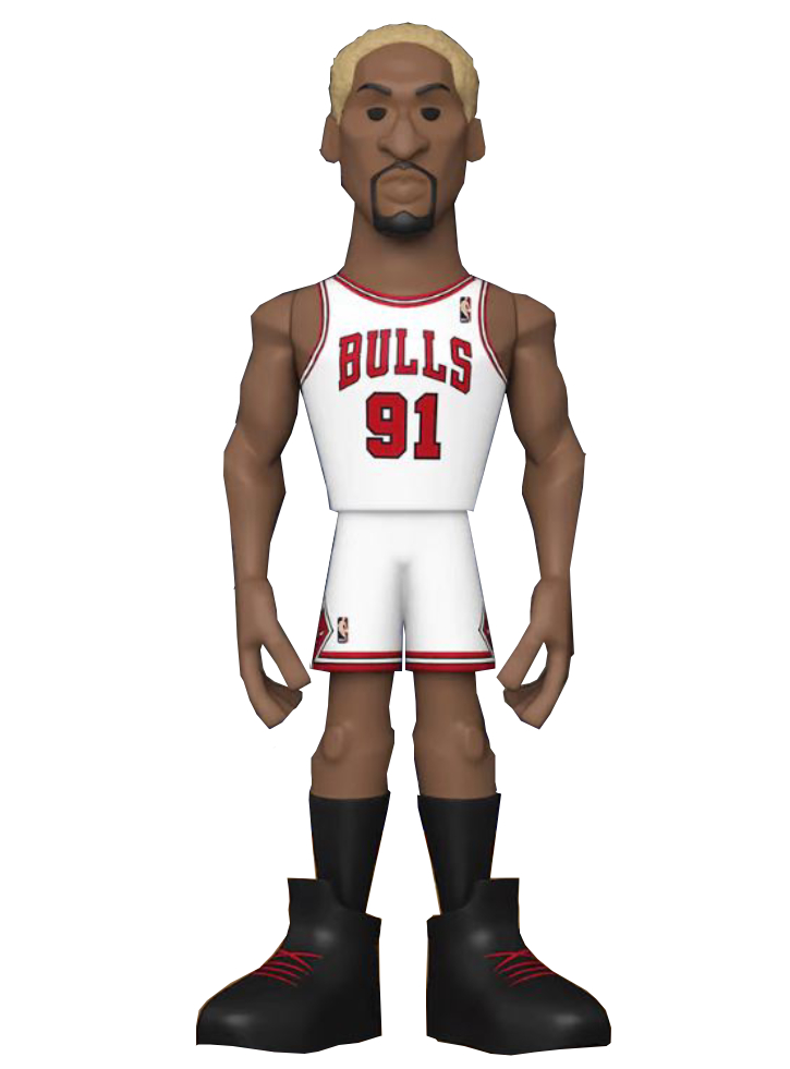 Figurina Premium Funko Gold NBA Legends Chicago Bulls - Dennis Rodman 13 cm