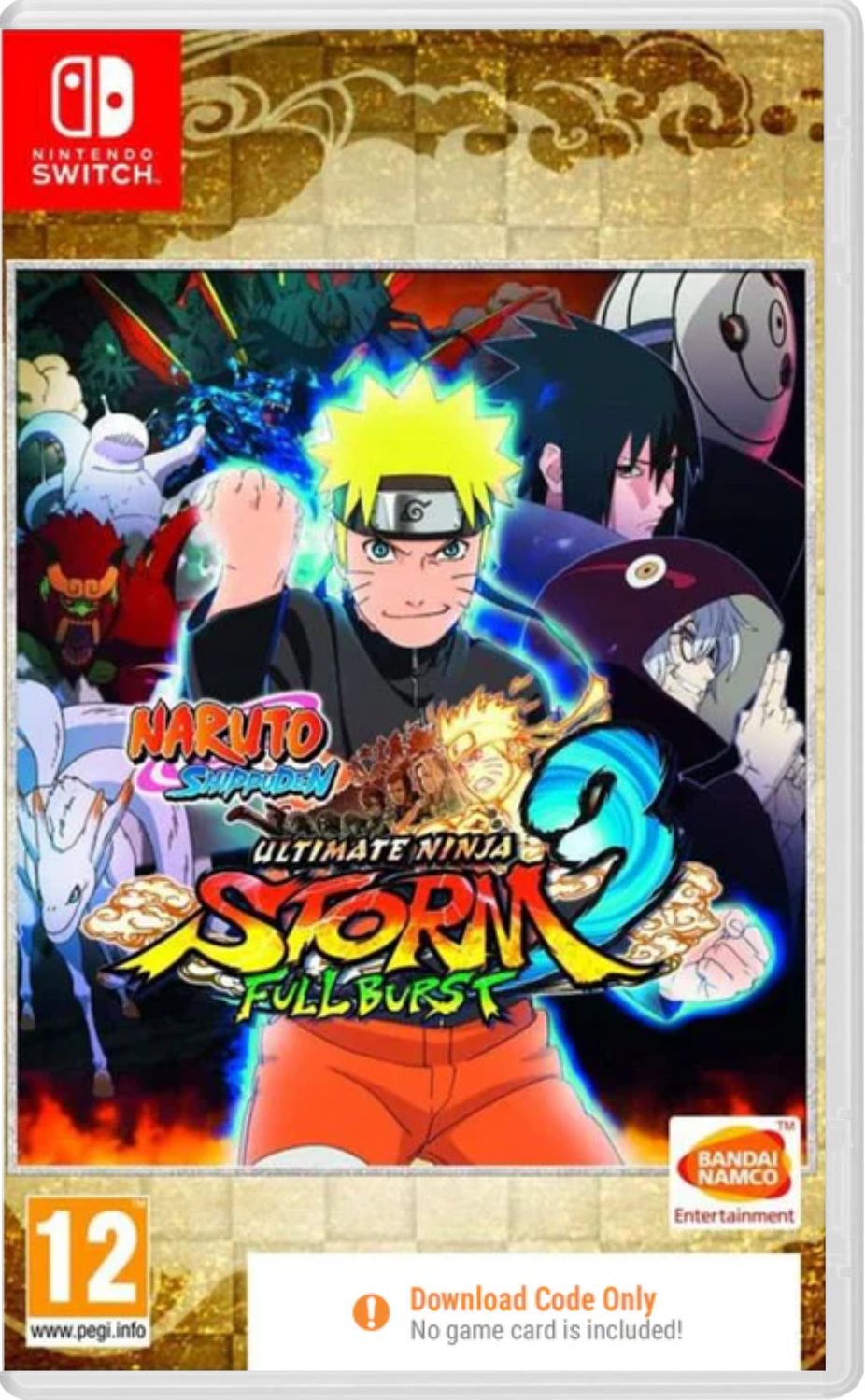 Naruto Shippuden Ultimate Ninja Storm 3 Full Burst Edition (Code in a Box) - NSW