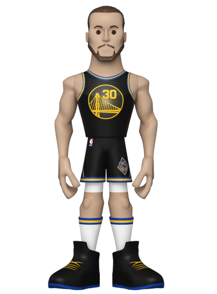 Figurina Premium Funko Gold NBA Warriors - Stephen Curry 13 cm