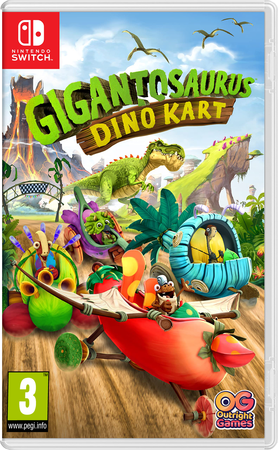 Gigantosaurus Dino Kart - Nintendo Switch