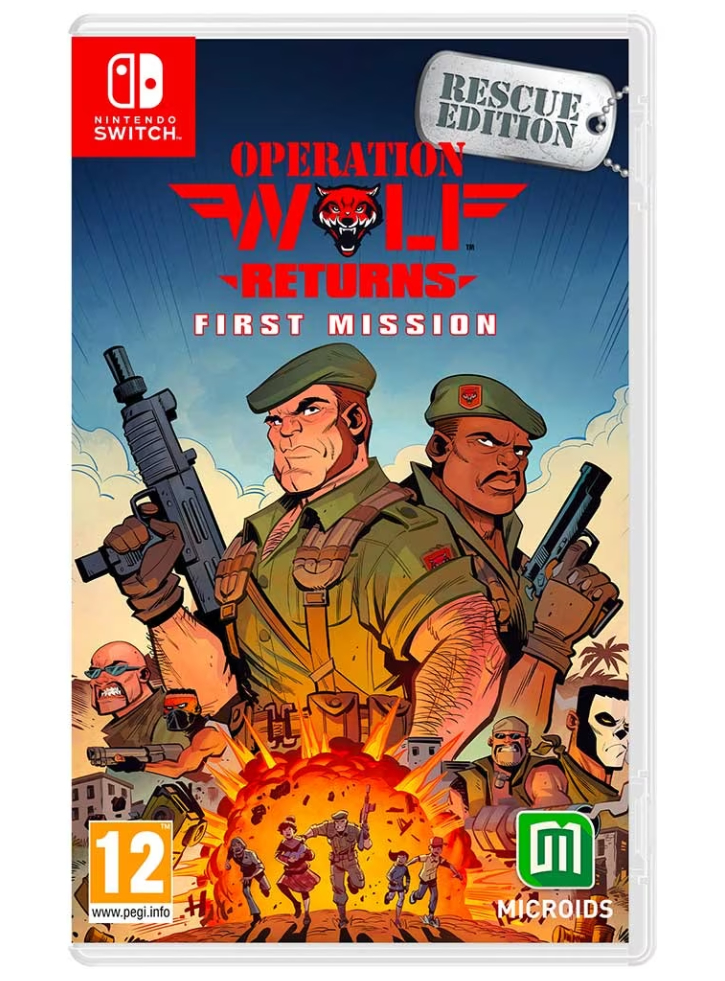 Operation Wolf Returns First Mission - Nintendo Switch