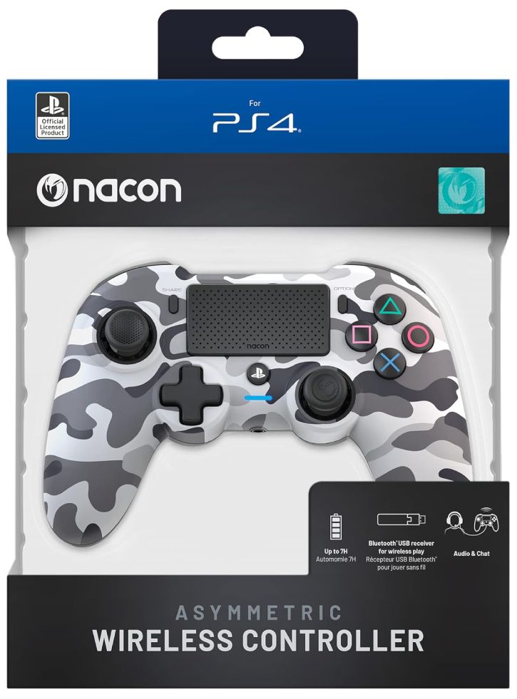 Nacon Controller Asymmetric Wireless Gri Camuflaj - Playstation 4
