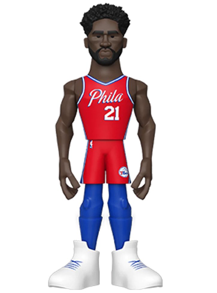 Figurina Funko Gold NBA Sixers Joel Embiid (Ce21) 13cm