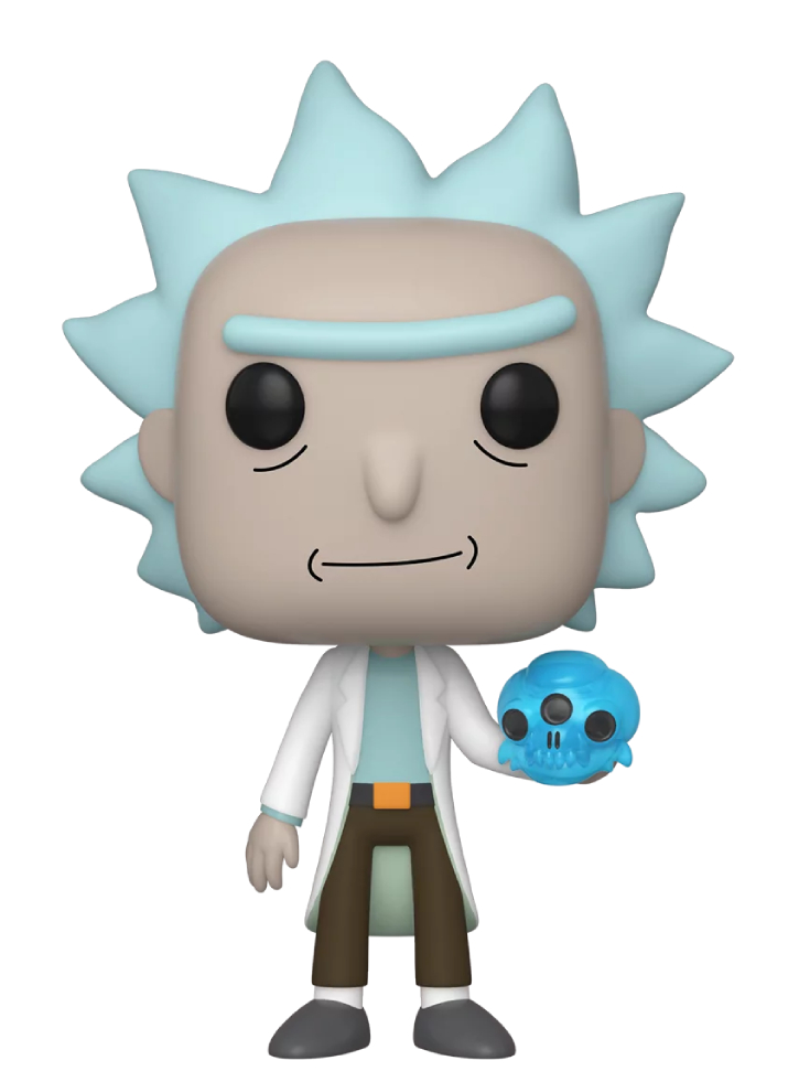 Figurina Funko Pop Animation Rick Morty Rick With Crystal Skull 10см