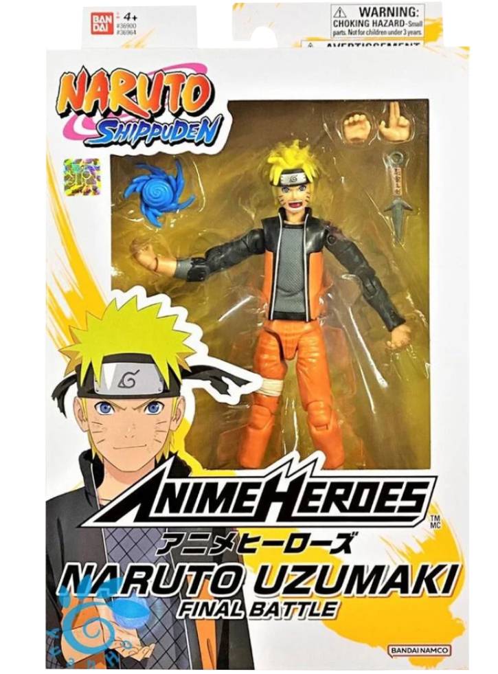 Figurina Bandai Anime Heroes Naruto Uzumaki Naruto Final Battle 16cm